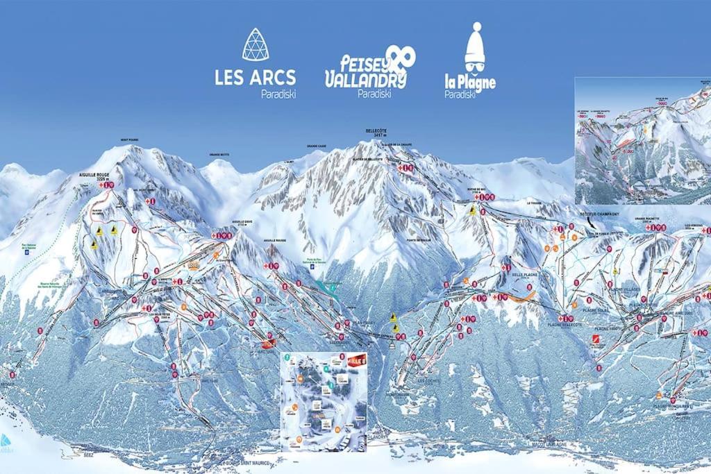 Residence Le Rami, Appartement 5 Personnes Ski Au Pied La Plagne Dış mekan fotoğraf